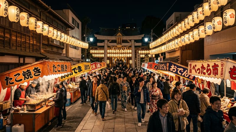 日本桥惠比寿讲甜萝卜市集